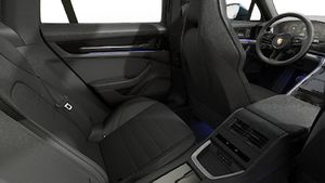Interior view showing the back seats of Panamera 4S E-Hybrid