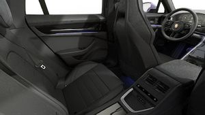 Interior view showing the back seats of Panamera 4S E-Hybrid