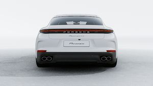 Exterior view of Panamera 4S E-Hybrid showing the rear of the car