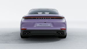 Exterior view of Panamera 4S E-Hybrid showing the rear of the car