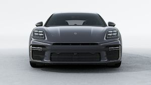 Exterior view of Panamera Turbo S E-Hybrid showing the front of the car