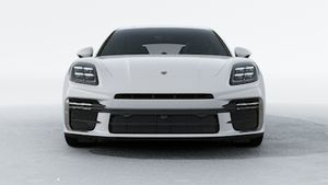 Exterior view of Panamera Turbo S E-Hybrid showing the front of the car