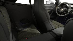 Interior view showing the back seats of 911 Spirit 70