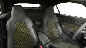 Interior view showing the front seats of 911 Spirit 70
