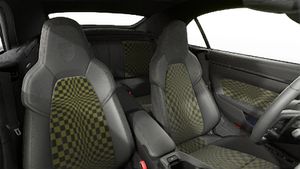 Interior view showing the front seats of 911 Spirit 70